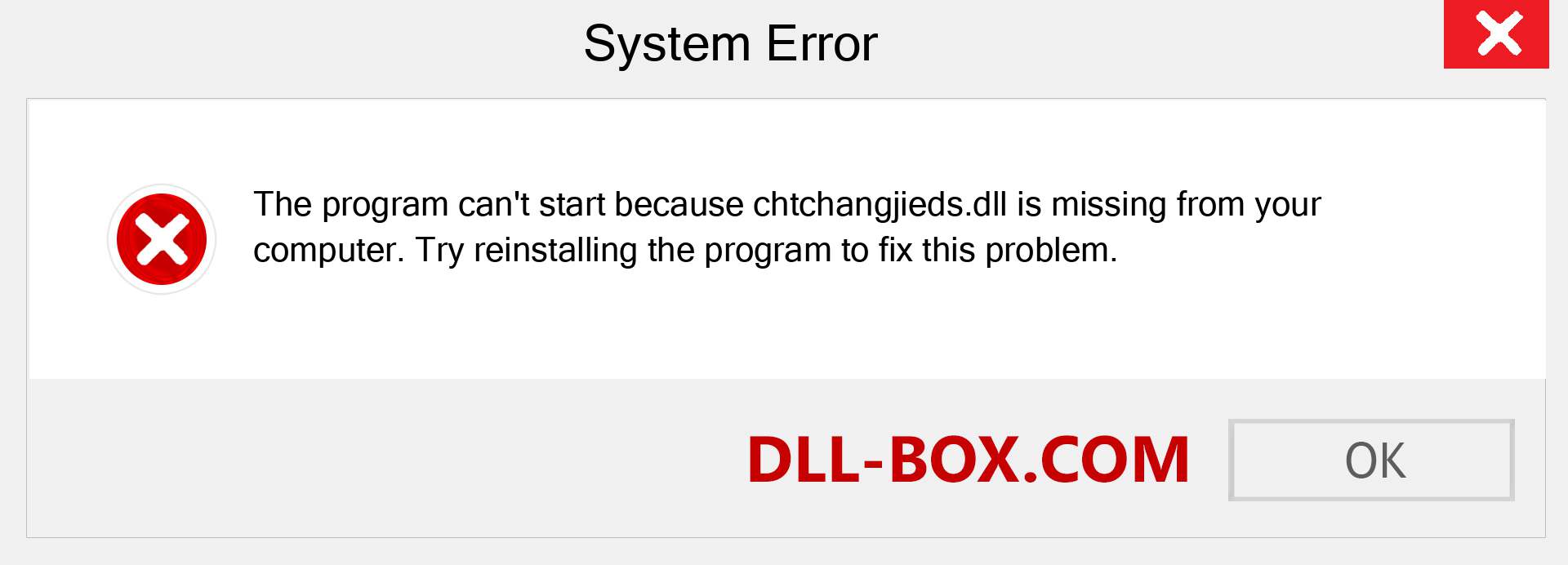  chtchangjieds.dll file is missing?. Download for Windows 7, 8, 10 - Fix  chtchangjieds dll Missing Error on Windows, photos, images